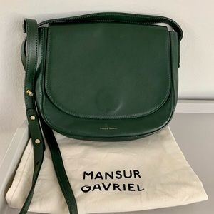 Mansur Gavriel Small Shoulder/Crossbody Bag Green